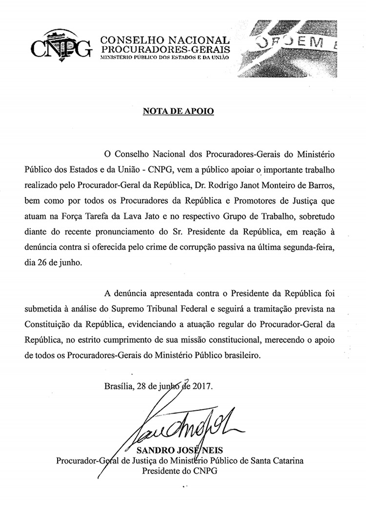 2017 06 28 Nota Apoio CNPG